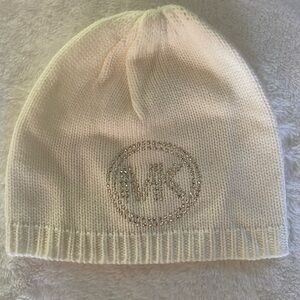 Michael Kors off white beanie
